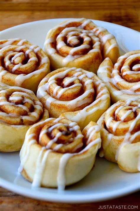 Pizza Dough Cinnamon Rolls - Just a Taste