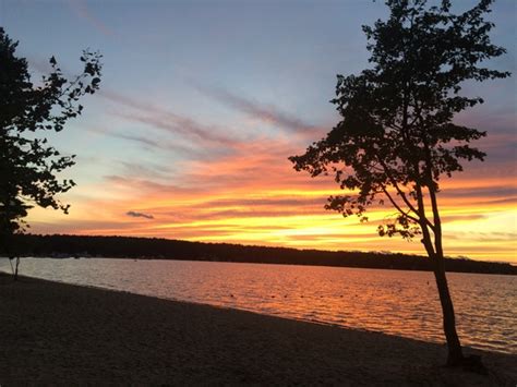 Community - Sunset at Gilford Beach, Gilford, NH