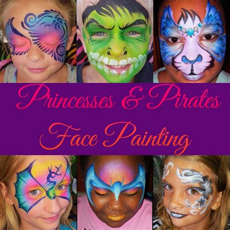 Princesses and Pirates Face Painting