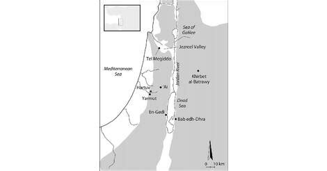 Jezreel Valley Map - ChurchBibleStudies.org