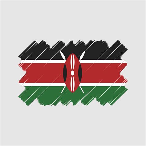 Kenya Flag Vector Design. National Flag 11472876 Vector Art at Vecteezy