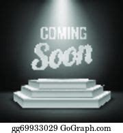 51 Coming Soon Background With Spotlight Design Clip Art | Royalty Free - GoGraph