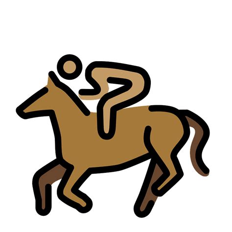 Horse racing emoji clipart. Free download transparent .PNG | Creazilla