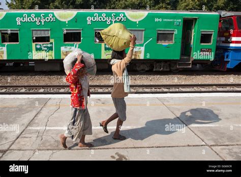 Bagan railway station myanmar hi-res stock photography and images - Alamy