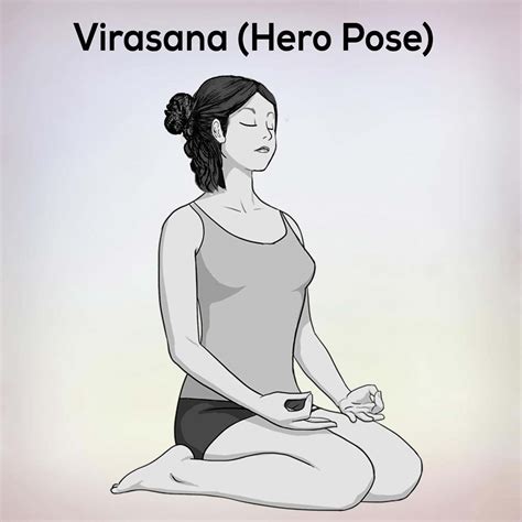 Virasana Hero Pose Steps Benefits Precautions- nexoye