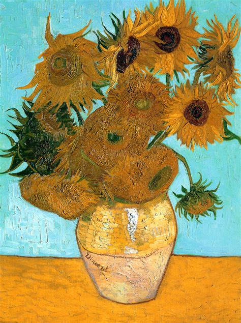 MC School Art: Van Gogh Sunflowers