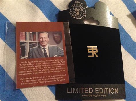 Walt Disney Smoke Tree Ranch Logo D23 Collectors Pin - Adventures In ...