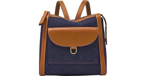 Fossil Backpack in Blue | Lyst