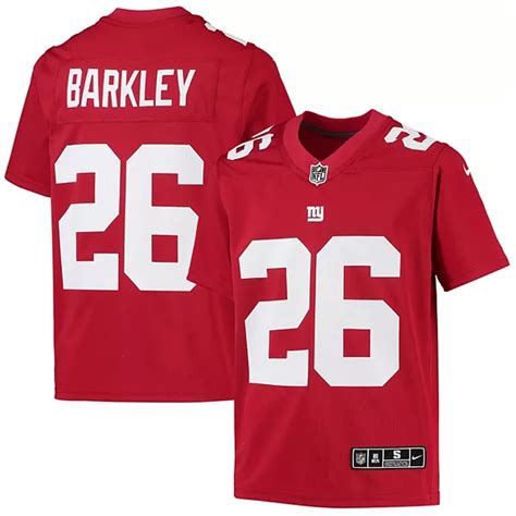 Youth Nike Saquon Barkley Red New York Giants Inverted Team Game Jersey