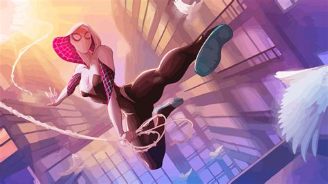 52 Spider-Gwen HD Wallpapers | Background Images - Wallpaper Abyss