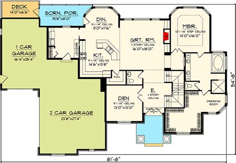 2 Story 4 Bedroom Open Floor Plans - floorplans.click