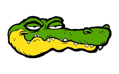 Alligator cartoon illustration 546143 Vector Art at Vecteezy