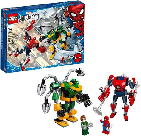 Amazon.com: LEGO Marvel Spider-Man: Spider-Man & Doctor Octopus Mech ...