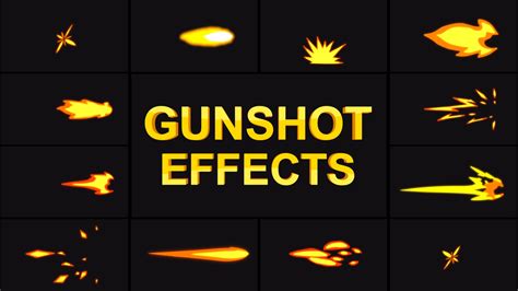 Gunshot Effects in 2D Assets - UE Marketplace