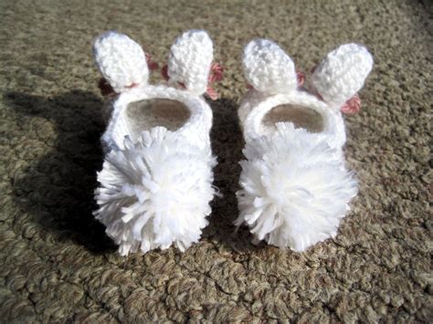 Crochet Bunny Slippers | She's Got the Notion