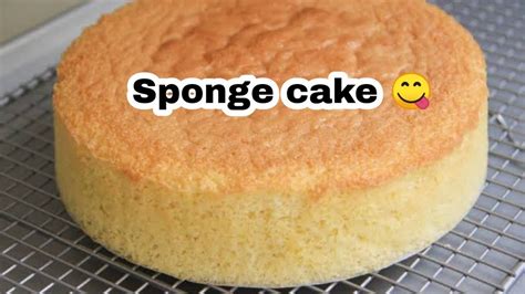 Perfect sponge cake recipe without oven|base for 1kg & 1/2 kg|world of foodies - YouTube