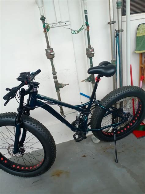 Fat bike full suspension, Sports Equipment, Bicycles & Parts, Bicycles on Carousell