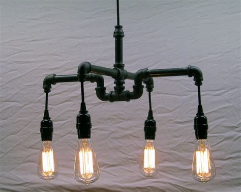 Pipe chandelier - Industrial - Chandeliers - montreal - by AES Mobile Studios