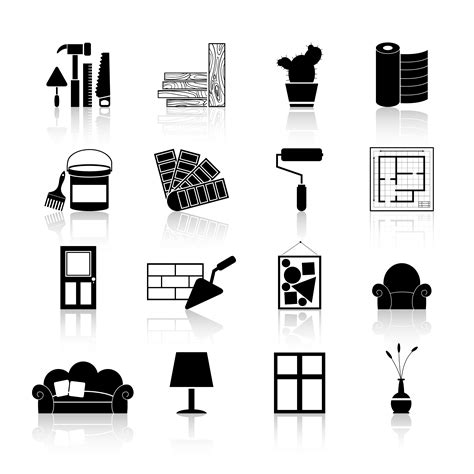 Innenarchitektur-Ikonen schwarz - Download Kostenlos Vector, Clipart Graphics, Vektorgrafiken ...