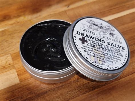 Organic Black Drawing Salve Herbal Apothecary - Etsy