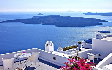 Santorini wallpaper | Santorini, Yunanistan, Yunan adaları