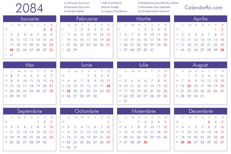 Calendar 2084