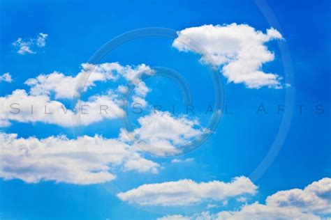 Clouds & Blue Sky Photography Background Instant Download Printable Digital Scrapbook Paper ...