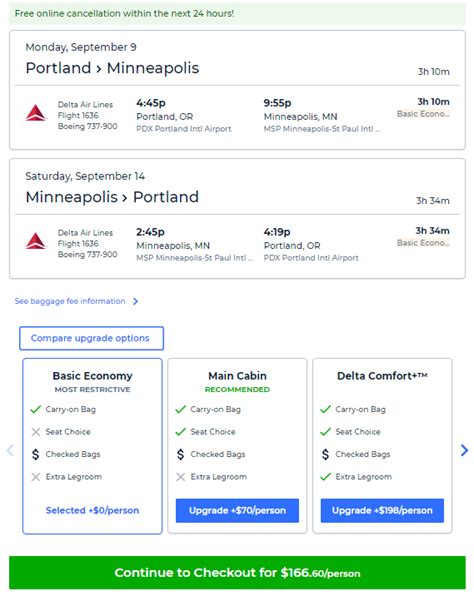 Nonstop Flights: Portland to/from Minneapolis $167 r/t - Delta