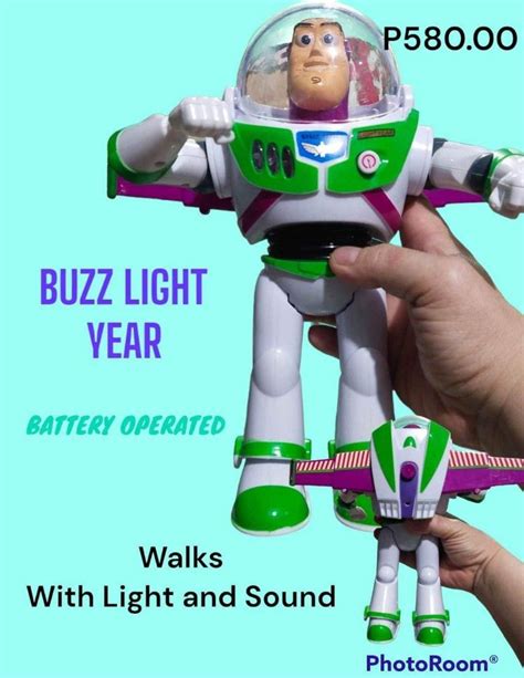 BUZZ LIGHTYEAR WITH WINGS BATTERY OPERATED, Hobbies & Toys, Toys ...