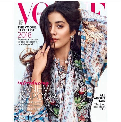 Janhvi Kapoor on Vogue Magazine June 2018 Issue – Glamansion