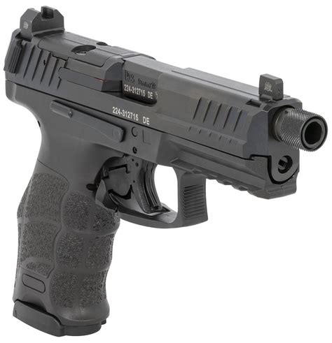 H, VP9 Tac OR, 9MM, 4.7" Threaded Barrel, Optics Ready, Matte Black ...