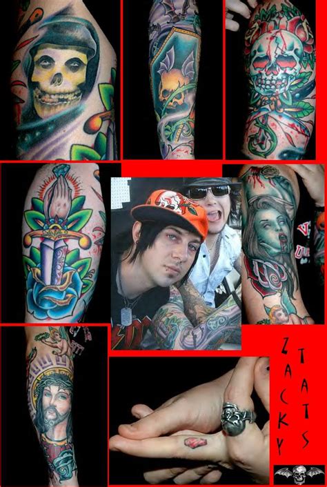 Avenged Sevenfold – Zacky Vengeance & Synyster Gates Tattoos