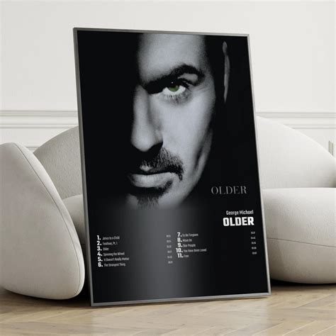 George Michael Older Album Cover Poster Wall Art, George Michael, Older ...