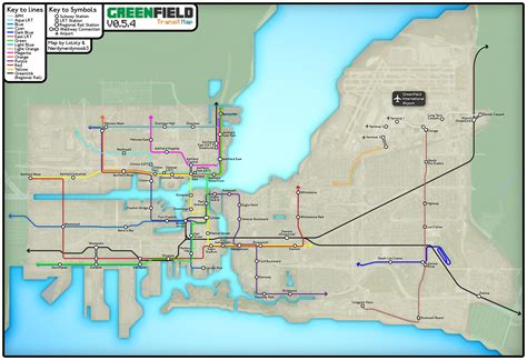 Greenfiel Transit map for v0.5.4 : r/GreenfieldCity