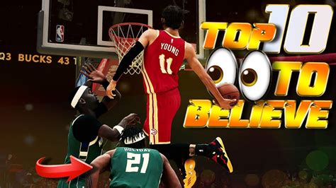 RARE PLAYS You Have To SEE TO BELIEVE - NBA 2K22 TOP 10 Plays Of The ...