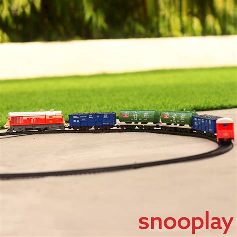 Buy Cargo Toy Train Set For Kids (Battery Operated) Online in India – Snooplay