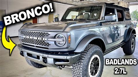 2021 Ford Bronco Badlands (Sasquatch 2.7L) FULL Exterior & Interior Walkaround + Under The Hood ...