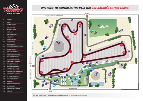 Winton Motor Raceway | V8 Supercars | Maps