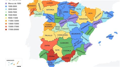 El mapa que señala el pueblo más popular de Granada