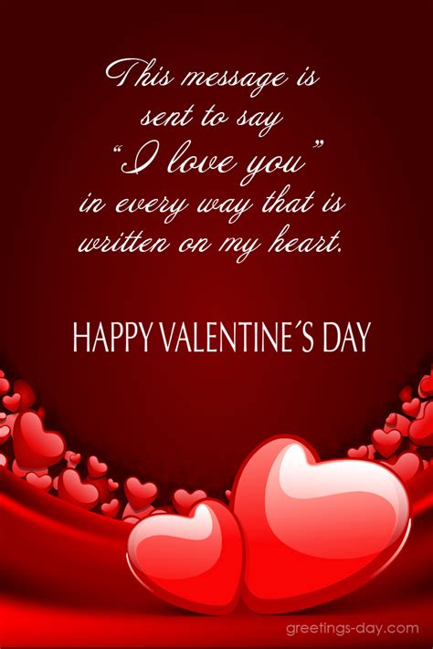 Valentine's Day card messages to Him. Sent Cards to Social.