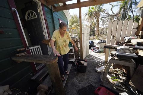 Florida barrier island residents recount horror of Hurricane Ian