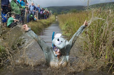 Big snorkelling in Llanwrtyd Wells, Wales - Matthew Horwood Photography