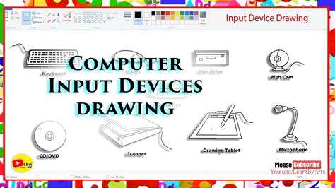 Computer Input Devices | How to Draw | LearnByArts - YouTube