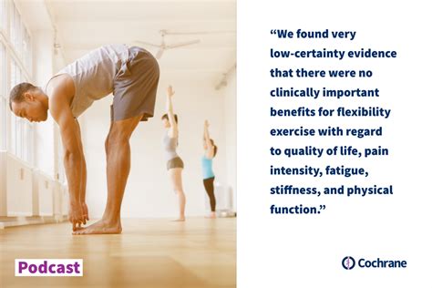 Podcast: Flexibility exercise training for adults with fibromyalgia | Cochrane