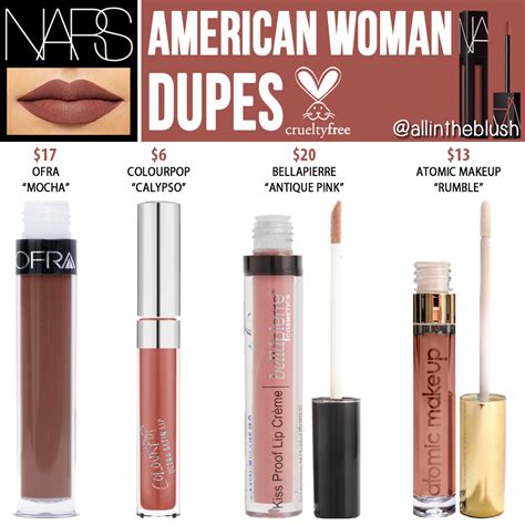 NARS American Woman Powermatte Lip Pigment Cruelty-Free Dupes