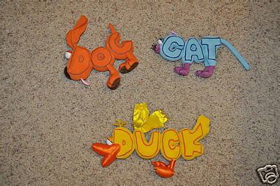 Word World Wordworld magnetic Plush Dog Cat & Duck | #76415013