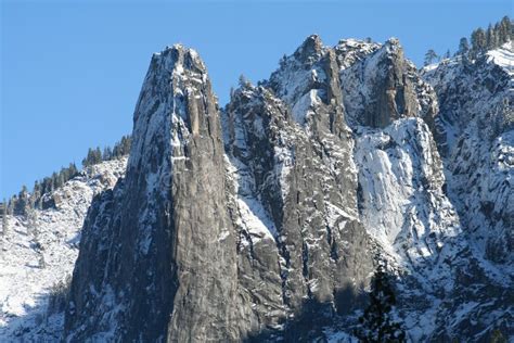 Jagged mountain peaks stock photo. Image of snow, mountain - 1986790