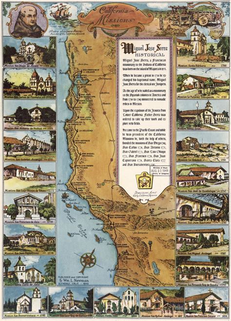 California missions map - golfsam