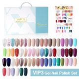 Venalisa VIP3 Nail Gel Polish Whole Set 60 Colors Manicure Kit