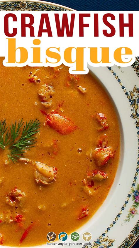 Crawfish Bisque Recipe | Bisque recipe, Crawfish bisque, Recipe for ...